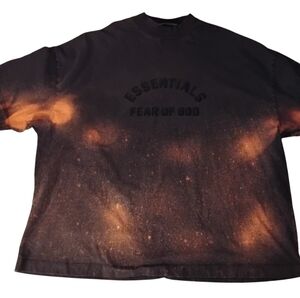 Men's Essentials Fear Of God Bleached XL Short Sleeve T-shirt